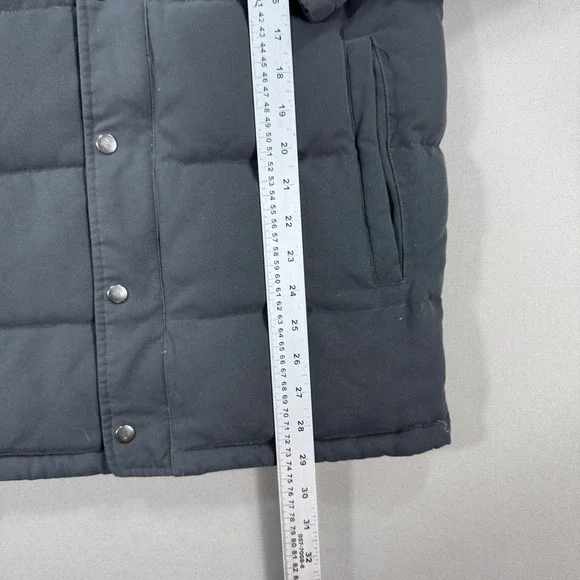 Patagonia Jacket Men's Small Gray Quilted Goose Down Parka Outdoors Hiking Gorp - Picture 6 of 12